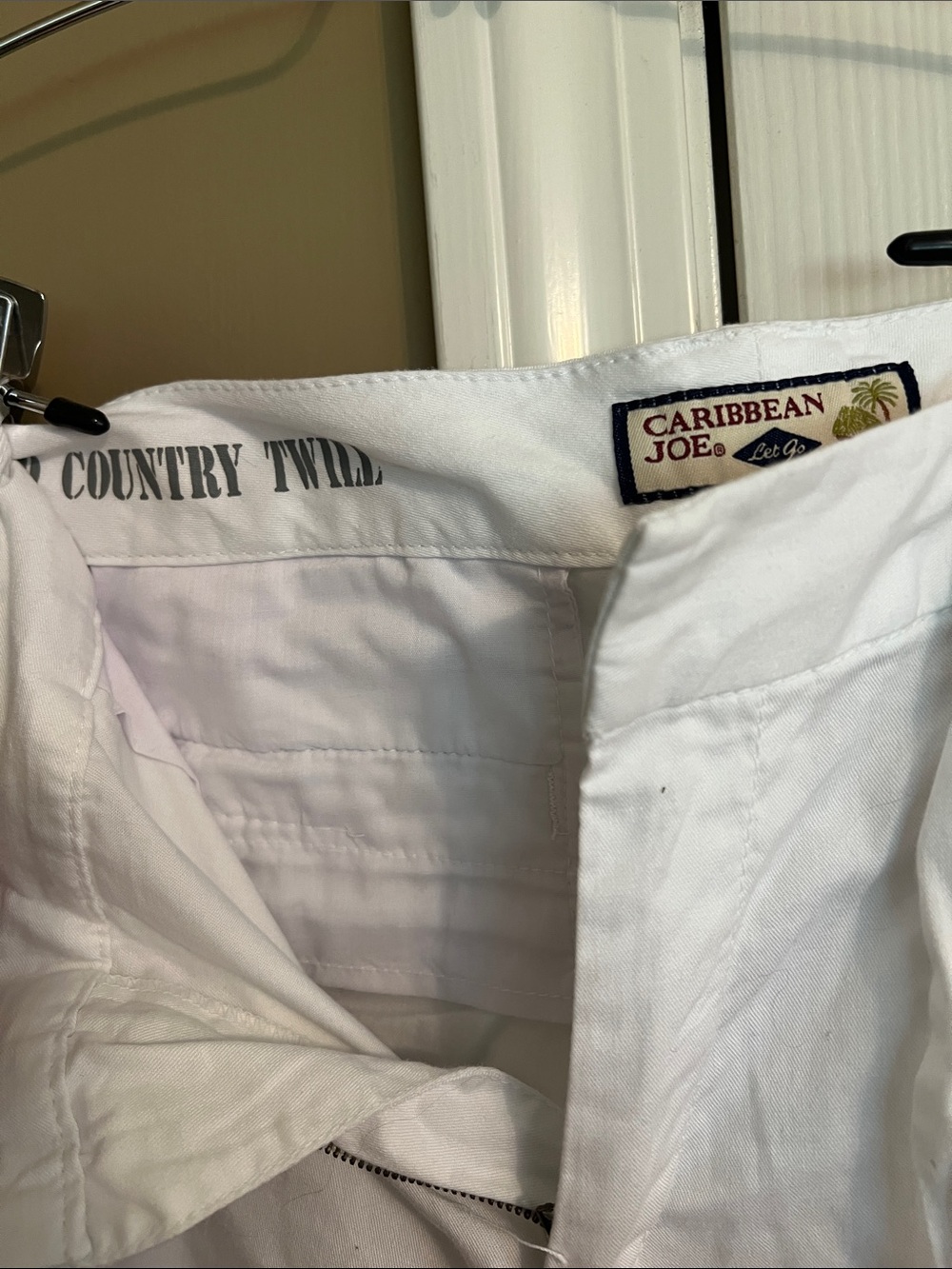 Caribbean Joe White Wide-Leg Pants with Tie - Picture 3 of 3